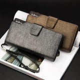 Men Wallets Casual Wallet Men Purse Clutch Bag Leather Long Wallet Hand Bags