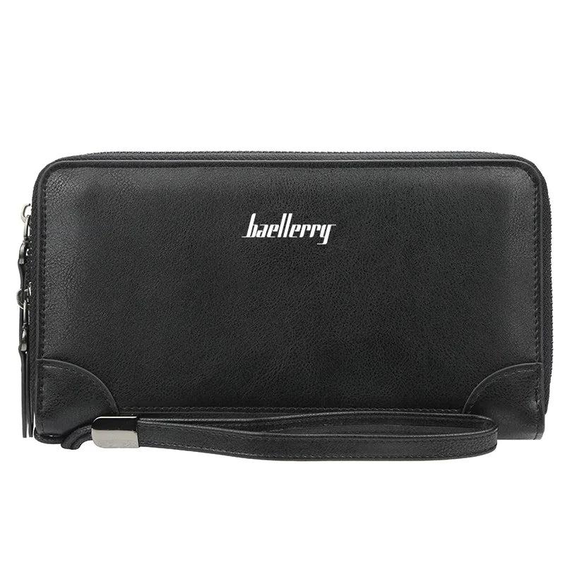 Men's Long Wallet Clutch Business Wallet High Mobile Phone Bag