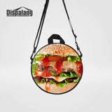 3D Printing Hamburger Backpack For Kids Round Mochila Infantil Chil
