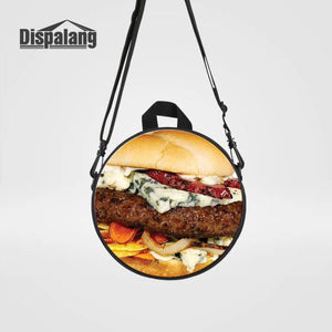 3D Printing Hamburger Backpack For Kids Round Mochila Infantil Chil