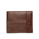 Men's Leather Wallet Multi-Card Bit 2 Fold Wallet