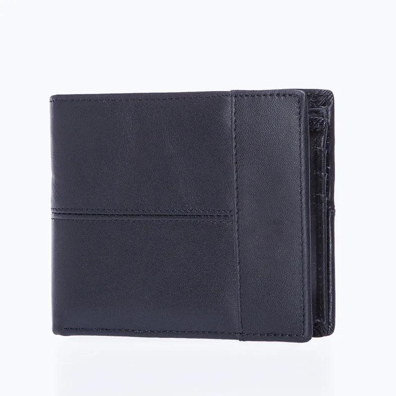 Men's Leather Wallet Multi-Card Bit 2 Fold Wallet