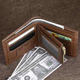 Personalized Monogram Initial Mens Wallet Engraving Name Purse