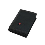 Men's Canvas Student Wallet Zipper Short Magic 3 Fold Men Purse