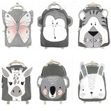 Nordic Animals Boy Girl Backpack Kids School Bag Kindergarten Rabbit