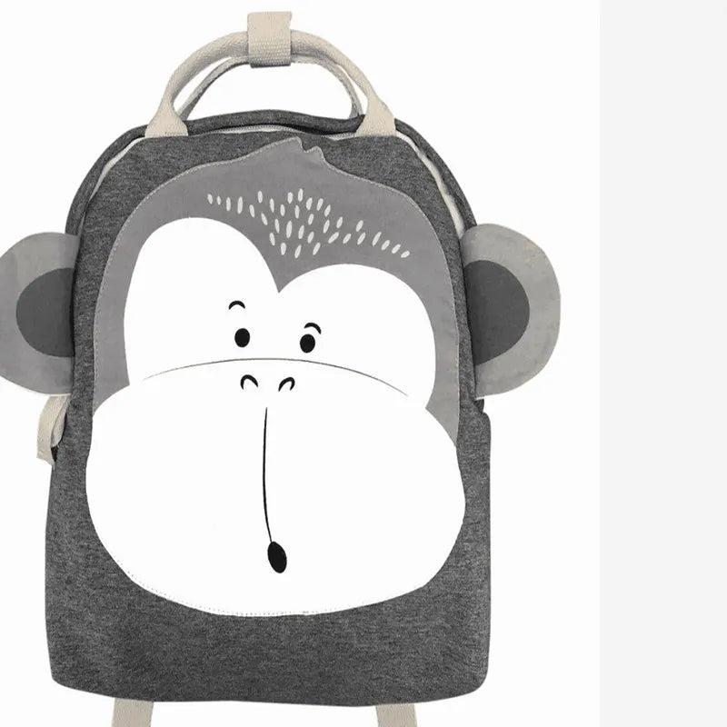Nordic Animals Boy Girl Backpack Kids School Bag Kindergarten Rabbit