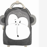Nordic Animals Boy Girl Backpack Kids School Bag Kindergarten Rabbit