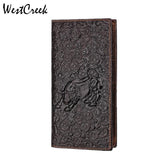 Bull Pattern Leather Men Wallet