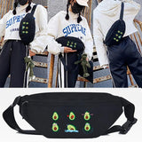 Avocado Sports Print Waist Bag Pouch Travel Passport Money Belt Bag