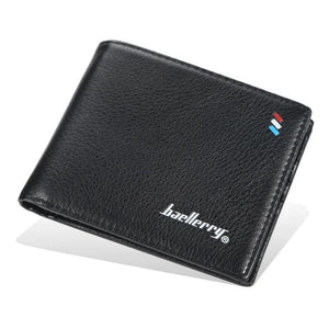 Men Wallets Short PU Leather Vintage Purse Small Money Clip Business Clutch Bags