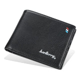 Men Wallets Short PU Leather Vintage Purse Small Money Clip Business Clutch Bags