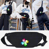Yotsuba Print Waist Bags Outdoor Sports Chest Bum Bag