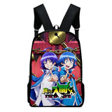 WAWNI Iruma-kun Zipper Bag Anime Students Backpack Unisex School Bag