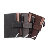 Mens Canvas Wallet Multifunction Purse Many Pocket