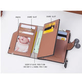 Mens Canvas Wallet Multifunction Purse Many Pocket