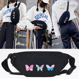 Chrysanthemum Butterfly Waist Bag Crossbody Shoulder Bag