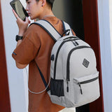 Business Backpacks 15.6 Inch Laptop Casual Backpacks USB Charging Rucksack