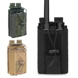 Nylon Tactical Molle Pouch Walkie Talkie Holder Bag Belt Pack