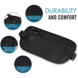 Hidden Security Wallet Money Belt Bag Waist Pack for Men Women