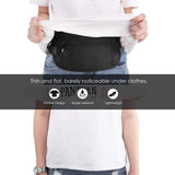 Hidden Security Wallet Money Belt Bag Waist Pack for Men Women