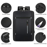 Waterproof Business Backpack Men USB School Backpacks 16.9 Inch Laptop Backpack