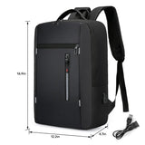 Waterproof Business Backpack Men USB School Backpacks 16.9 Inch Laptop Backpack