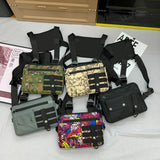 Camouflage Chest Bag Tactical Hip Hop Zipper Pocket Streetwear Waist Bag