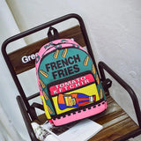 Harajuku College Wind Vintage Backpack Street Student Bag Female School Bags