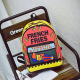 Harajuku College Wind Vintage Backpack Street Student Bag Female School Bags