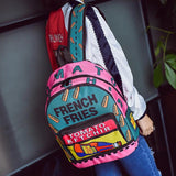Harajuku College Wind Vintage Backpack Street Student Bag Female School Bags
