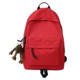 Cute Canvas Backpacks for Boys Girls School Bag with Decoration