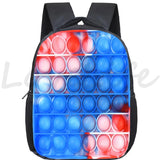 12 Inch POP Its Kindergarten Backpack - Rainbow Design