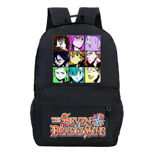 The 7 Deadly Sins Anime Backpack for Kids