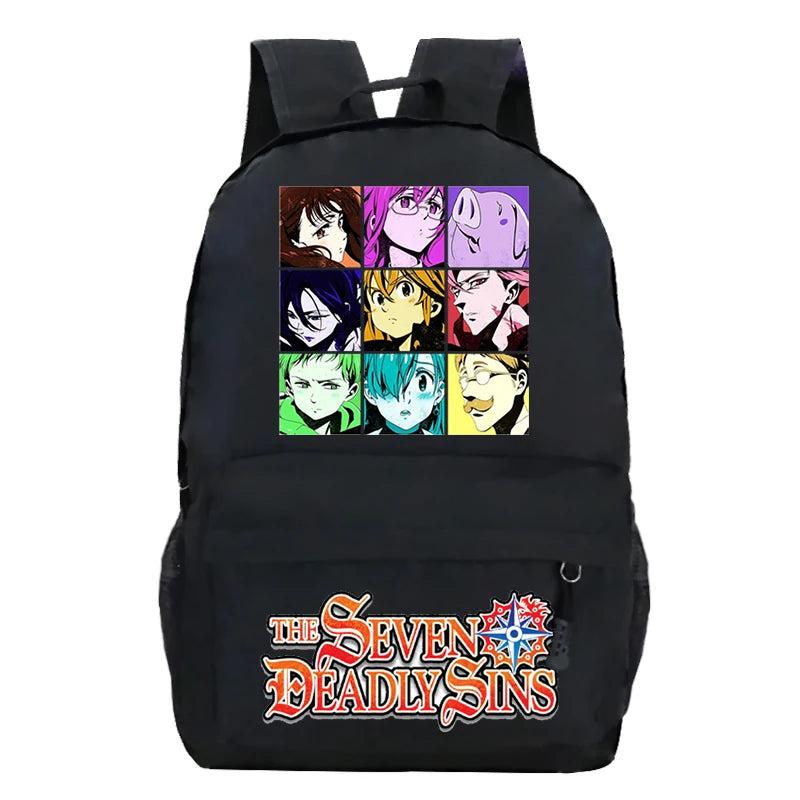 The 7 Deadly Sins Anime Backpack for Kids
