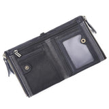 RFID Leather Man Wallet Men Wallet Zipper Wallet Male Wallet