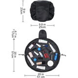 Large-Capacity Drawstring Makeup Bag for Travel