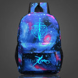 Fate/Stay Night Anime Backpack Starry Sky School Bag for Teenagers