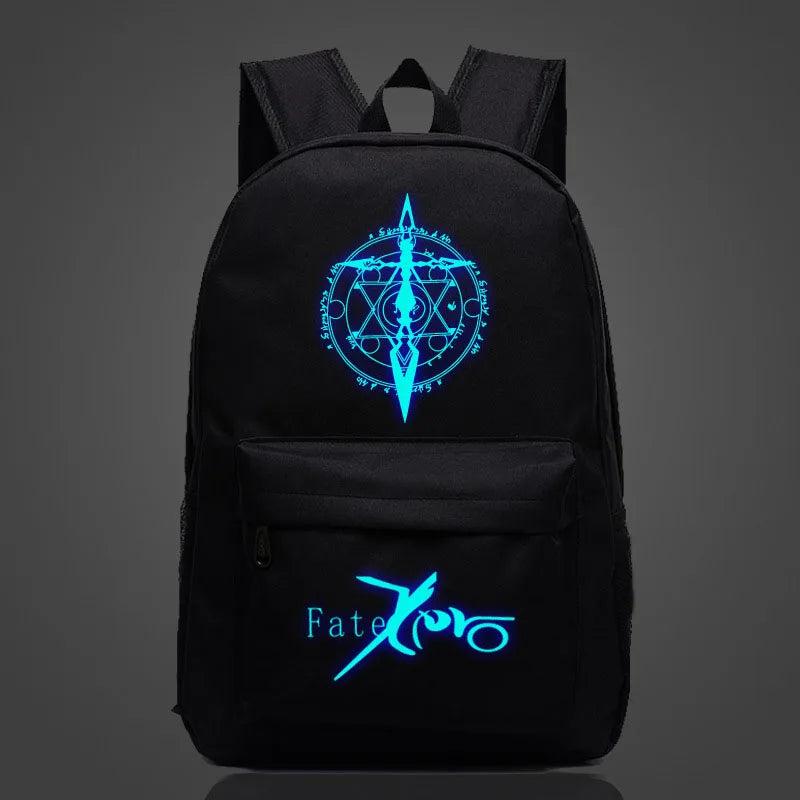 Fate/Stay Night Anime Backpack Starry Sky School Bag for Teenagers