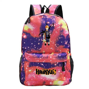 Haikyuu Anime Backpack Volleyball Teens Bookbag Boys Students School Bags