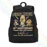 Barbra Streisand 60th Anniversary Swim Art Print Large Backpack