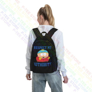 Respect My Authority Cartman Backpack Vintage Eco-Friendly