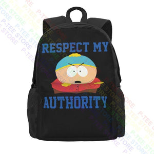 Respect My Authority Cartman Backpack Vintage Eco-Friendly