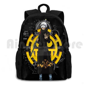 One Piece Luffy Manga Outdoor Hiking Backpack Waterproof