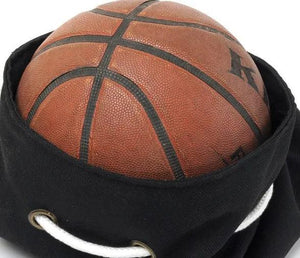 Men Canvas Drawstring Backpack Bucket Bag Unisex Fashionable Sling Backpack