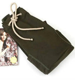 Men Canvas Drawstring Backpack Bucket Bag Unisex Fashionable Sling Backpack