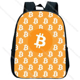 Bitcoin Print Mini Kindergarten Backpack for Toddlers