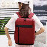 Waterproof Laptop Backpack USB Charging Business Rucksack