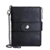 Vintage Leather Men Wallet Short Purse High Quality