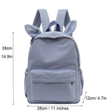 Solid Rabbit School Student Backpack Personalized Kids Large Capacity Schoolbags