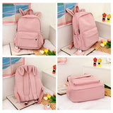 Solid Rabbit School Student Backpack Personalized Kids Large Capacity Schoolbags